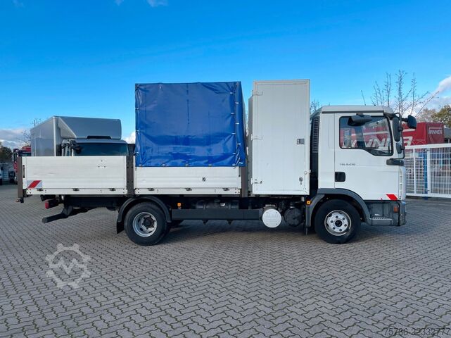 Curtain sider van MAN TGL 8.210 BB Pritsche/ 2xAHK+Öl/ NL  2.9t