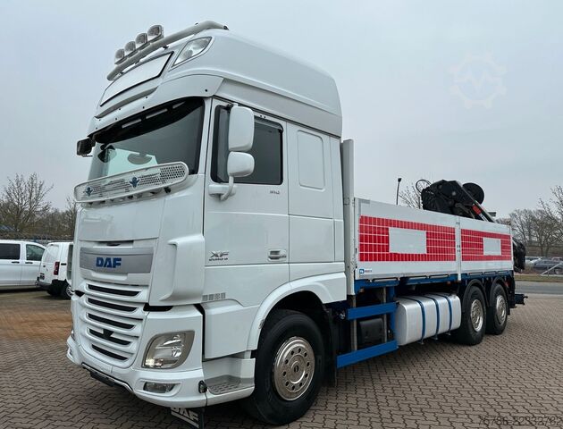 Truck mounted crane DAF XF 510 LL/ Retarder/ Hiab 262 E-8+Funk+5+6 Kreis