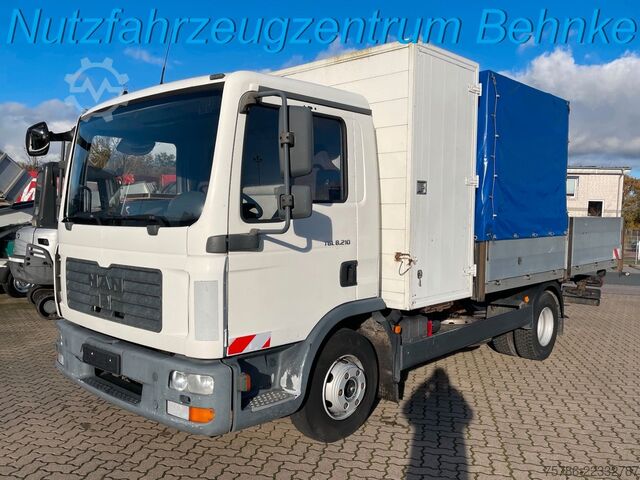 Curtain sider van MAN TGL 8.210 BB Pritsche/ 2xAHK+Öl/ NL  2.9t