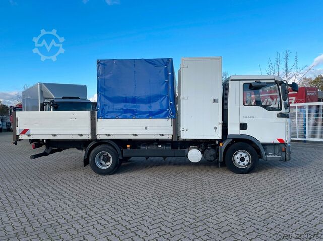 Curtain sider van MAN TGL 8.210 BB Pritsche/ 2xAHK+Öl/ NL  2.9t