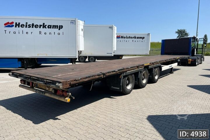 Platform trailer Krone SD Mega / Drum brakes