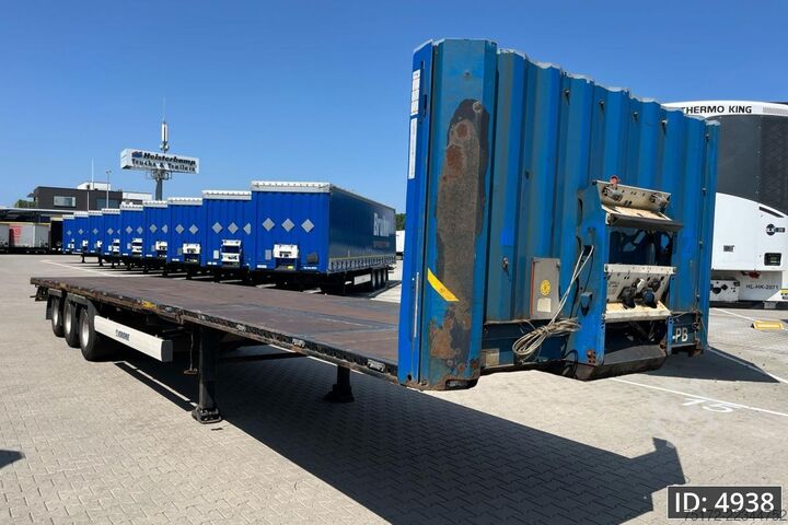 Platform trailer Krone SD Mega / Drum brakes