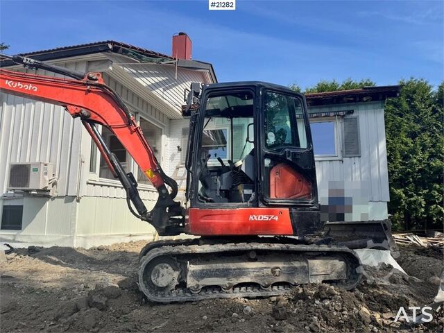 Raupenbagger Kubota KX057-4 Tracked excavator w/ Rototilt and 2 bucket