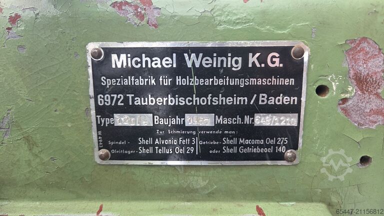 Vierseitenhobelmaschine Listwiarka WEINI WEINIG 120/4