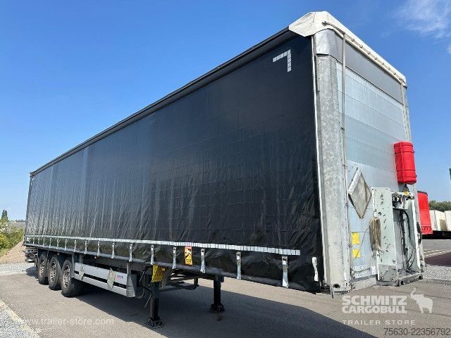 Auflieger mit Pritsche & Plane Schmitz Cargobull Semitrailer Curtainsider Standard Hayon