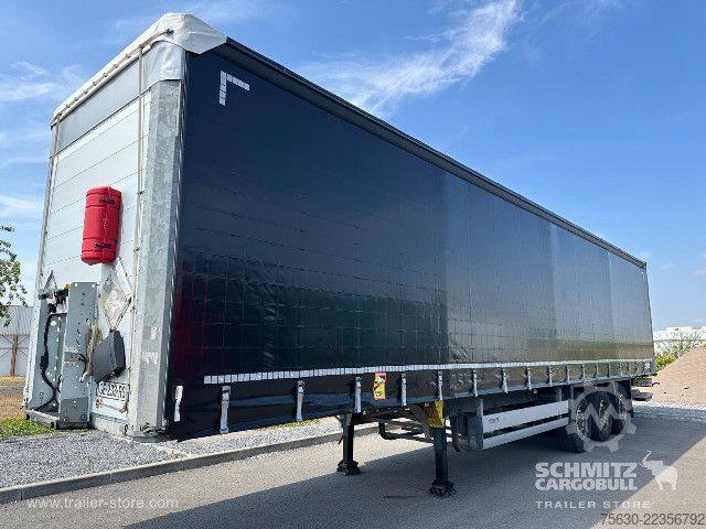 Auflieger mit Pritsche & Plane Schmitz Cargobull Semitrailer Curtainsider Standard Hayon