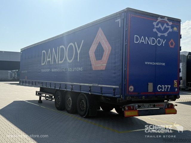 Auflieger mit Pritsche & Plane Kögel Curtainsider Standard