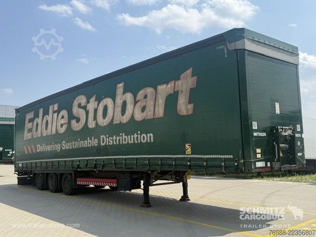 Auflieger mit Pritsche & Plane Schmitz Cargobull Curtainsider Mega