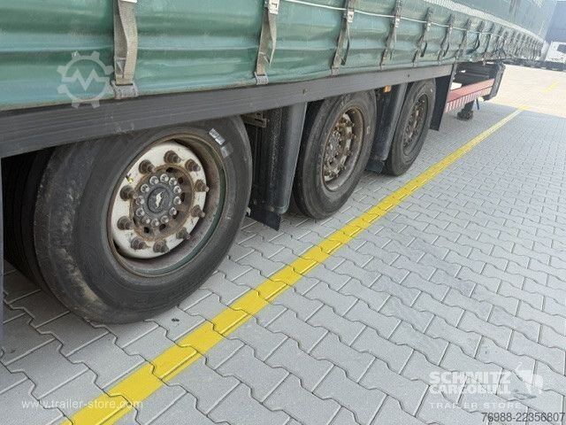 Auflieger mit Pritsche & Plane Schmitz Cargobull Curtainsider Mega