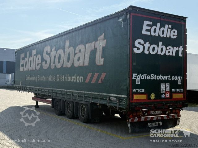 Auflieger mit Pritsche & Plane Schmitz Cargobull Curtainsider Mega