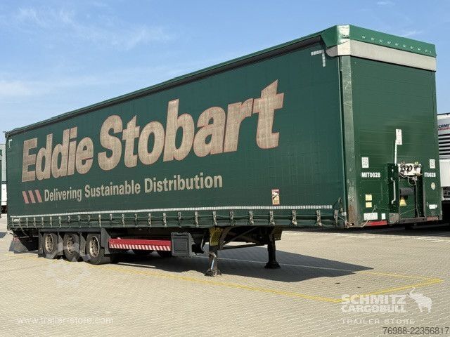 Auflieger mit Pritsche & Plane Schmitz Cargobull Curtainsider Mega