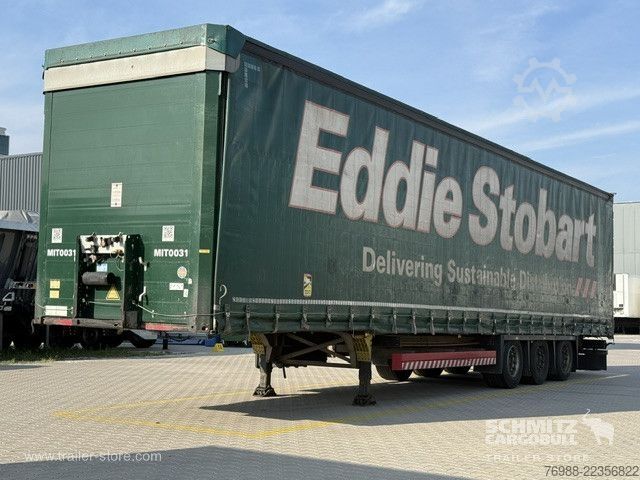 Auflieger mit Pritsche & Plane Schmitz Cargobull Curtainsider Mega