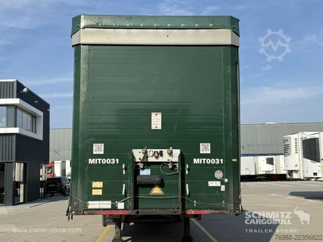 Auflieger mit Pritsche & Plane Schmitz Cargobull Curtainsider Mega