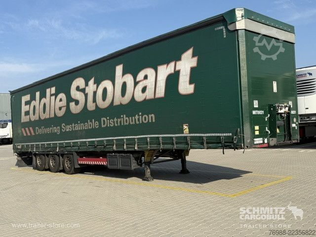 Auflieger mit Pritsche & Plane Schmitz Cargobull Curtainsider Mega