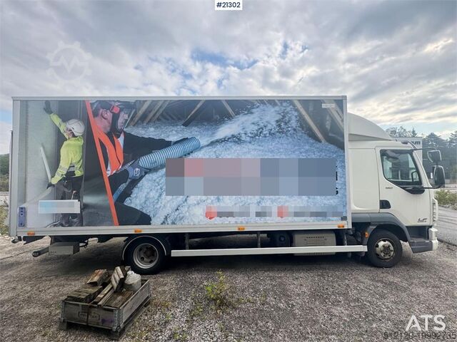 Box body DAF LF180 4x2 box truck w/ lift. 133,000 km. WATCH VID