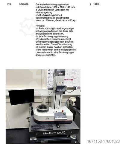 Coordinate measuring machine MAHR MMQ 400-2