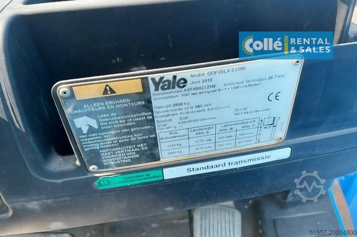 Forklift Yale GDP25 | 2015