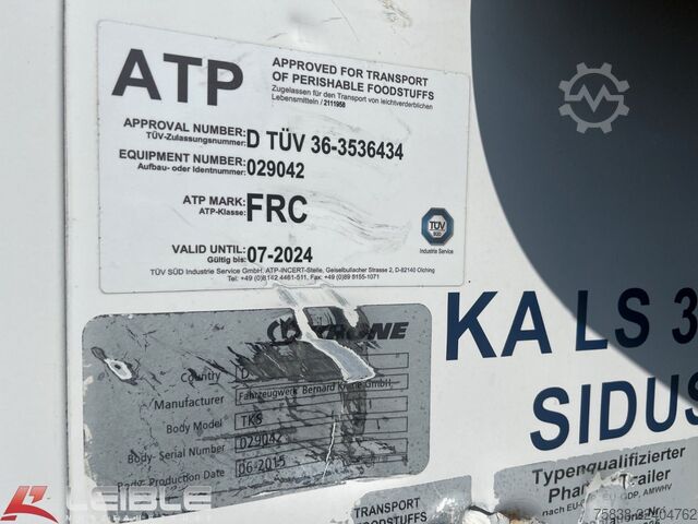 Reefer semitrailer KRONE SDR*Frigo Pharma*Carrier Vector 1950*Liftachse*