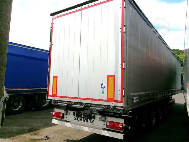 Open semitrailer with tarp SCHMITZ CARGOBULL SpeedCurtain 2in1*Alu*Verzinkt*Lift*Edscha*Zert.