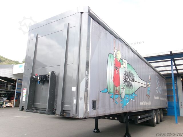 Open semitrailer with tarp ORTEN 3-Achs SafeServer*SAF*Lift*Edscha*zertifiziert