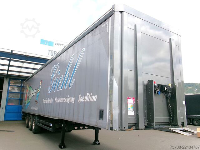 Open semitrailer with tarp ORTEN 3-Achs SafeServer*SAF*Lift*Edscha*zertifiziert