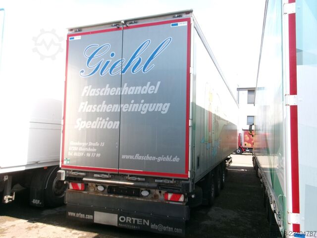 Open semitrailer with tarp ORTEN 3-Achs SafeServer*SAF*Lift*Edscha*zertifiziert