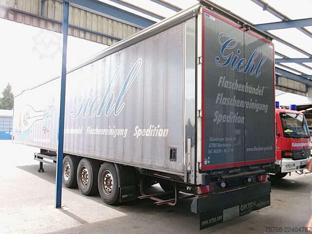 Open semitrailer with tarp ORTEN 3-Achs SafeServer*SAF*Lift*Edscha*zertifiziert