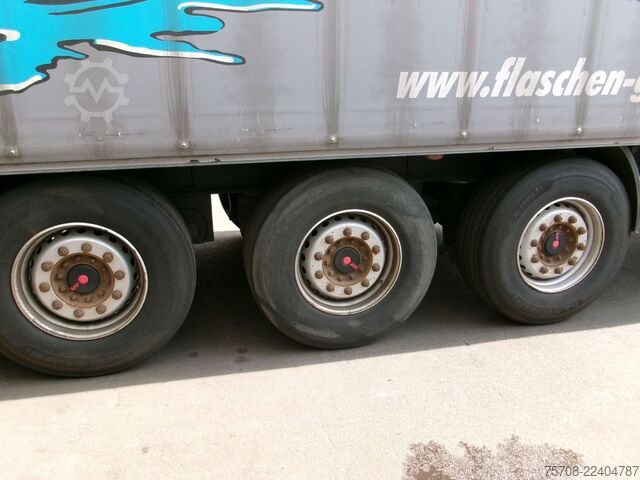 Open semitrailer with tarp ORTEN 3-Achs SafeServer*SAF*Lift*Edscha*zertifiziert