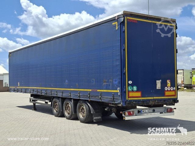 Open semitrailer with tarp Kögel Curtainsider Mega