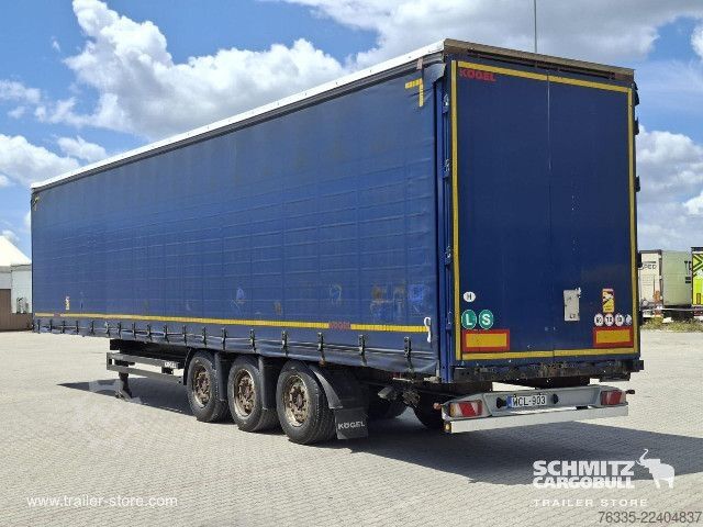 Open semitrailer with tarp Kögel Curtainsider Mega