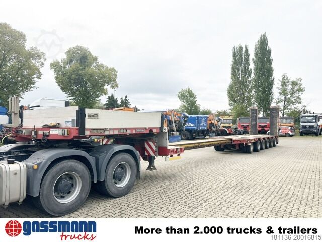 Tieflader-Sattelauflieger Goldhofer STZ-L 6-67/80 A, 6 Achsen, 86.000kg Ges.-Gew.