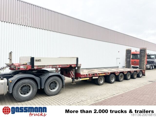 Tieflader-Sattelauflieger Goldhofer STZ-L 6-67/80 A, 6 Achsen, 86.000kg Ges.-Gew.