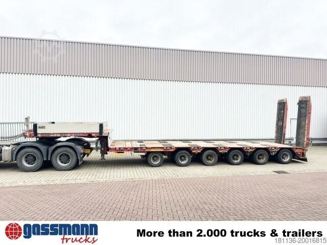 Tieflader-Sattelauflieger Goldhofer STZ-L 6-67/80 A, 6 Achsen, 86.000kg Ges.-Gew.