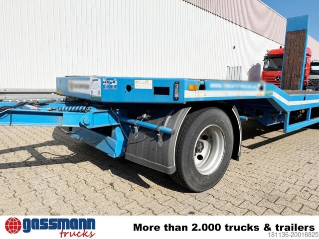 Low loader trailer  Scorpion 3-Achs Tiefladeanhänger, Liftachse,