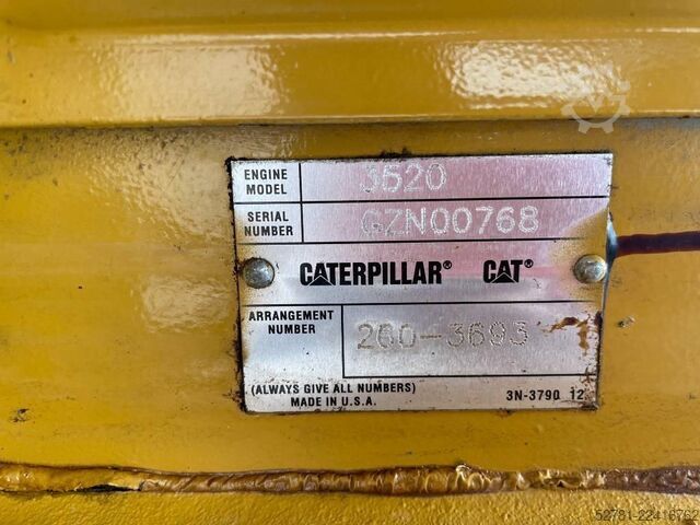 Generator set CAT G3520 - 2.150 kVA Used Gas Generator - DPX-12668