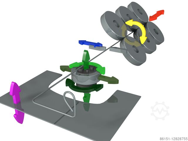 Wire and strip bending machine MAX WB60-8A
