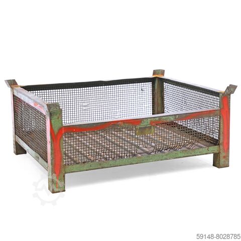 Gebrauchte Gitterbox Feste Konstruktion feste Konstruktion stapelbar 4 Wände, L: 1250, B: Kruizinga 98-5436GB