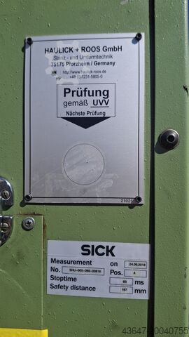 Punching machine,eccentric press Haulick RVD 32-540 HS