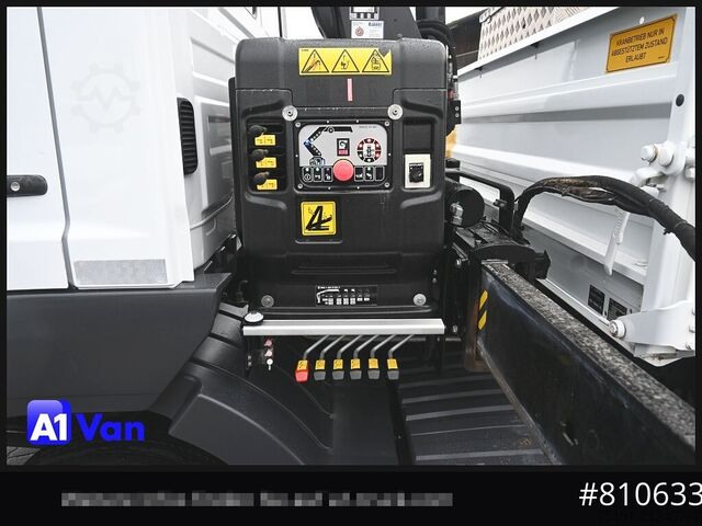 Transporter mit Kipper MERCEDES-BENZ Atego 823 Kipper Kran, Hiab, Klima, 2x AHK,Meiller