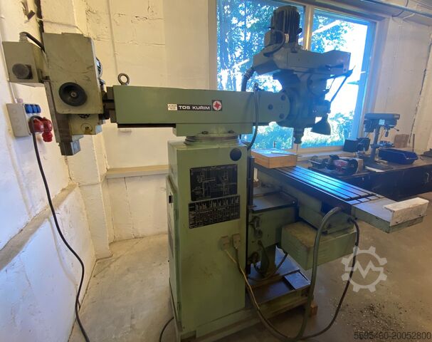 KURIM TOS FNK 25A milling machine (+slotting) TOS KURIM FNK 25A