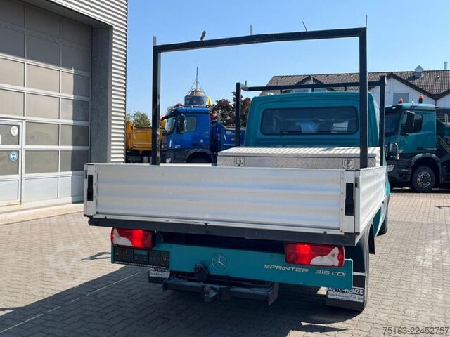 Pritschenwagen MERCEDES-BENZ Sprinter 316 CDI Pritsche Doppelkabine Klima. Au