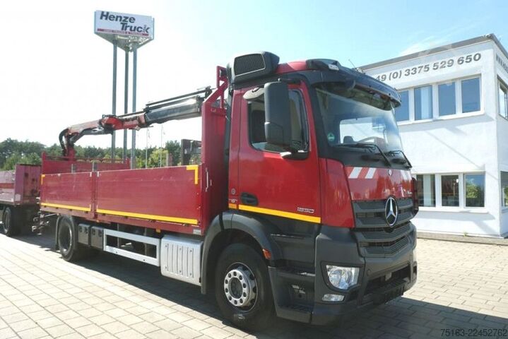 Autokran MERCEDES-BENZ Antos 1830 L Pritsche Heckkran Funk