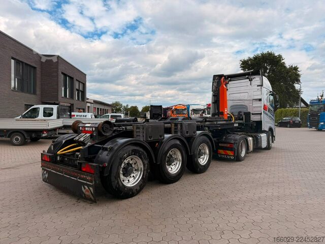 Tipper semitrailer  WIESE 3-Achs Abrollkipper Hakenlift