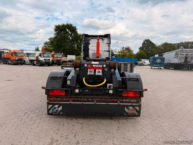Tipper semitrailer  WIESE 3-Achs Abrollkipper Hakenlift