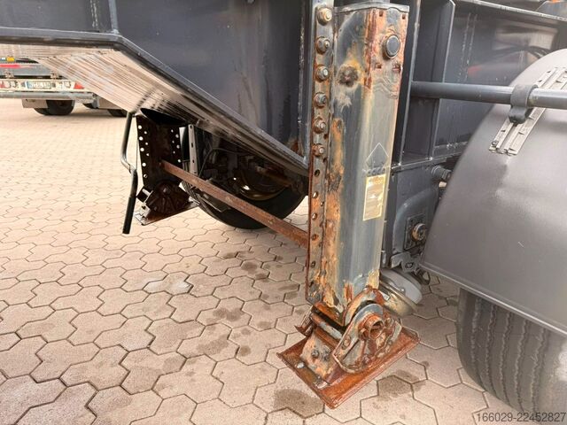 Tipper semitrailer  WIESE 3-Achs Abrollkipper Hakenlift