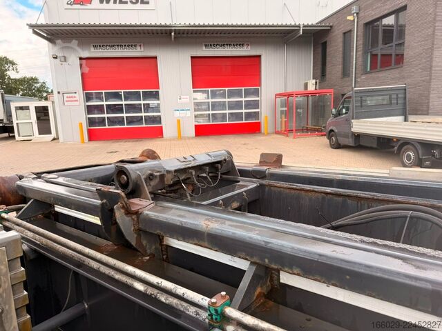 Tipper semitrailer  WIESE 3-Achs Abrollkipper Hakenlift