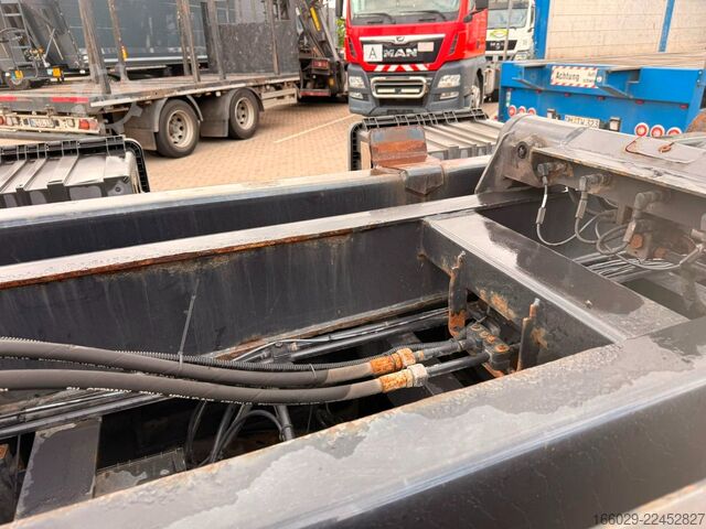 Tipper semitrailer  WIESE 3-Achs Abrollkipper Hakenlift