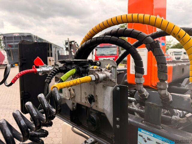 Tipper semitrailer  WIESE 3-Achs Abrollkipper Hakenlift