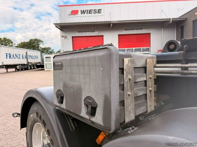 Tipper semitrailer  WIESE 3-Achs Abrollkipper Hakenlift