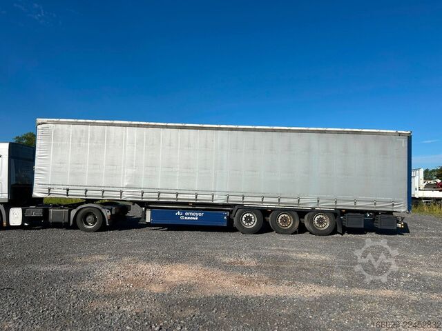 Open semitrailer with tarp KRONE Schiebeplanen Auflieger
